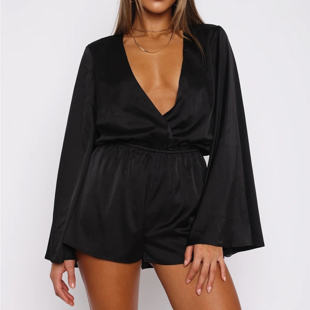 White Fox Boutique Old rules long sleeve play suit